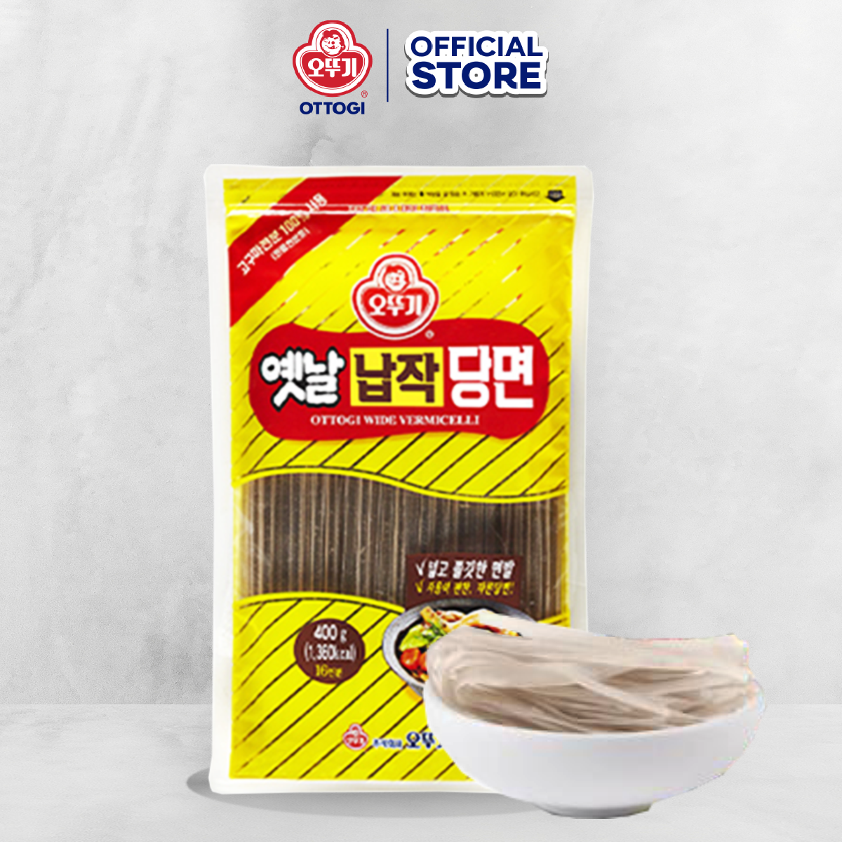 Miến Dẹt Khô Sợi Lớn Ottogi 400g