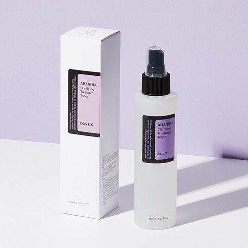 Nước hoa hồng giảm mụn cosrx aha/bha clarifying treatment toner 150ml