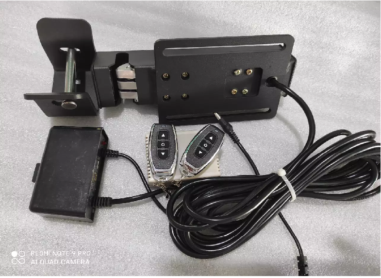 Combo Khóa cửa cổng và remote điều khiển từ xa , khóa chốt ngang  swing gate lock  - khóa điện 12V, 24V