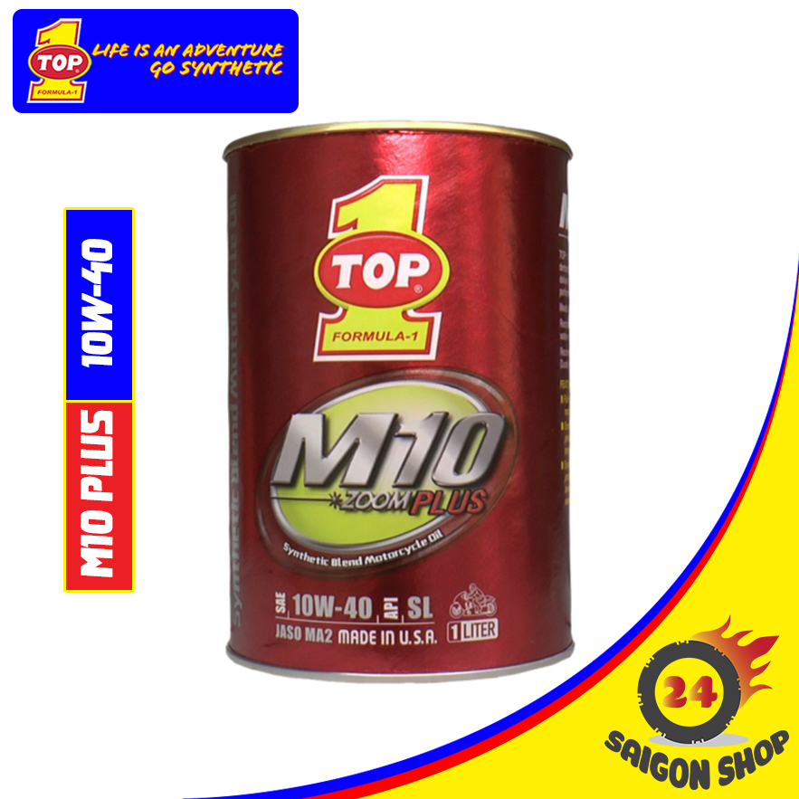 [HCM]NHỚT TOP 1 M10 PLUS 10W40 Bán Tổng Hợp