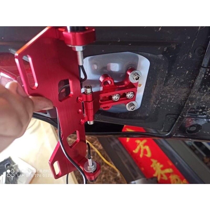 Mica che bùn pat biển số yamaha r15