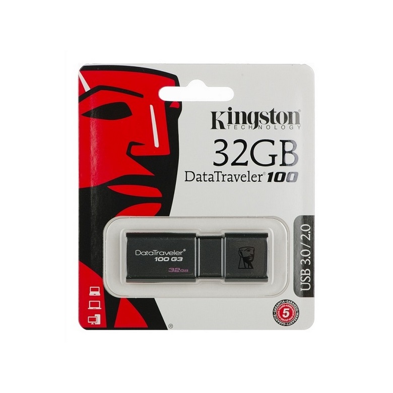 Thiết bị lưu trữ usb kingston dt100g3 32gb - bảo hành 1 đổi 1