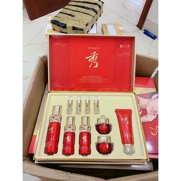 Bộ mỹ phẩm dưỡng da giảm nám lanhua