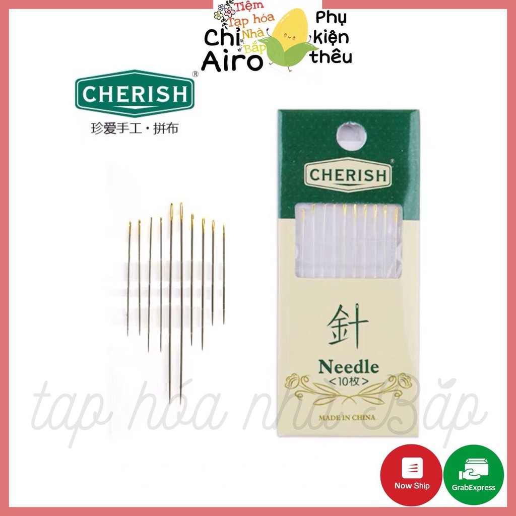Set 10 kim thêu cherish