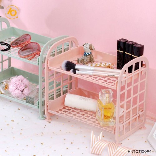 [HCM]KỆ NHỰA 2 TẦNG MINI ĐỰNG VẬT DỤNG ĐA NĂNG