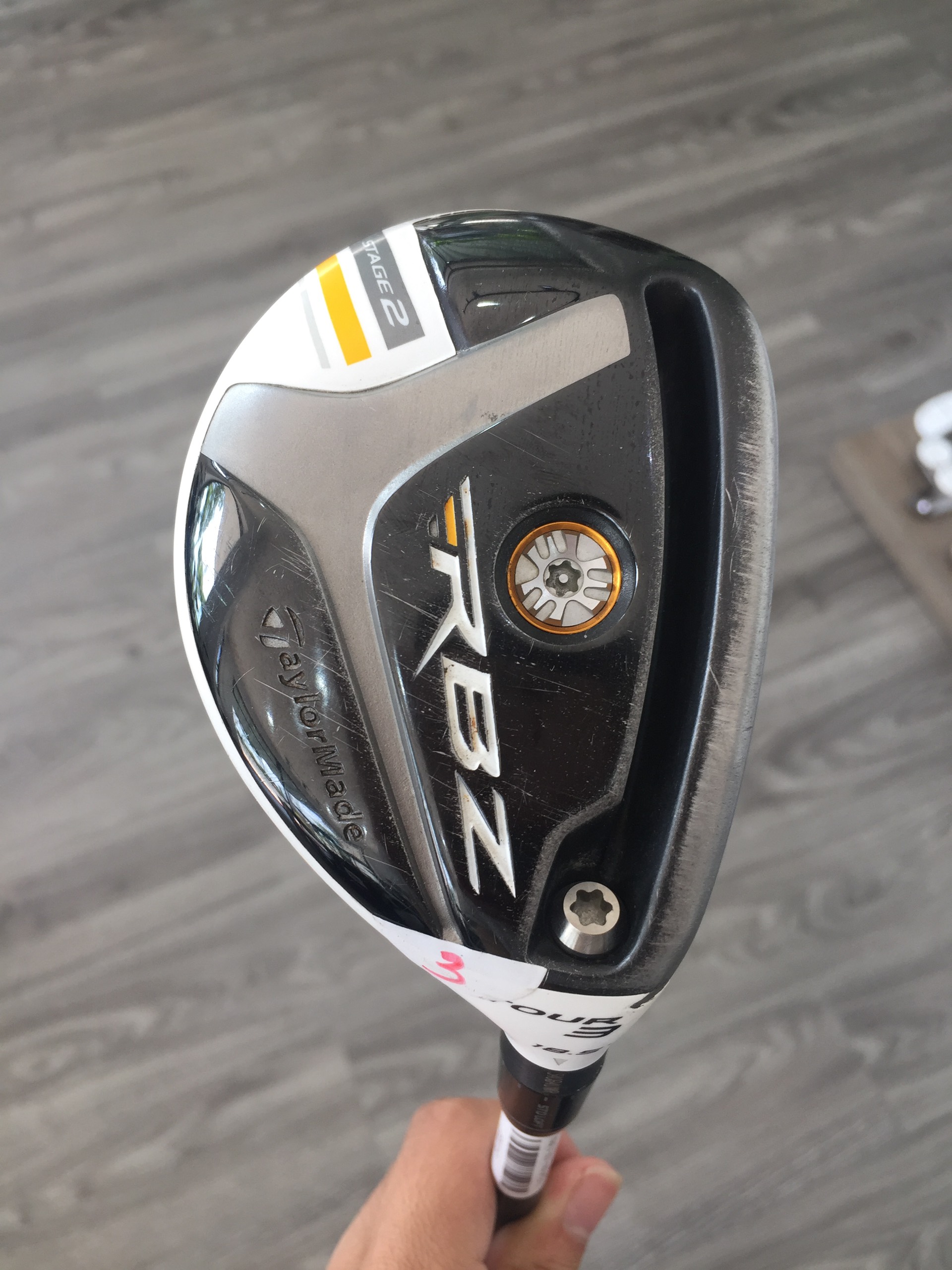 Gậy Rescue Cũ Taylormade RBZ Tour 3 18.5 độ Flex S, Gậy Golf cũ Có Cover 0160 <Chủ Shop là Người Nhật>
