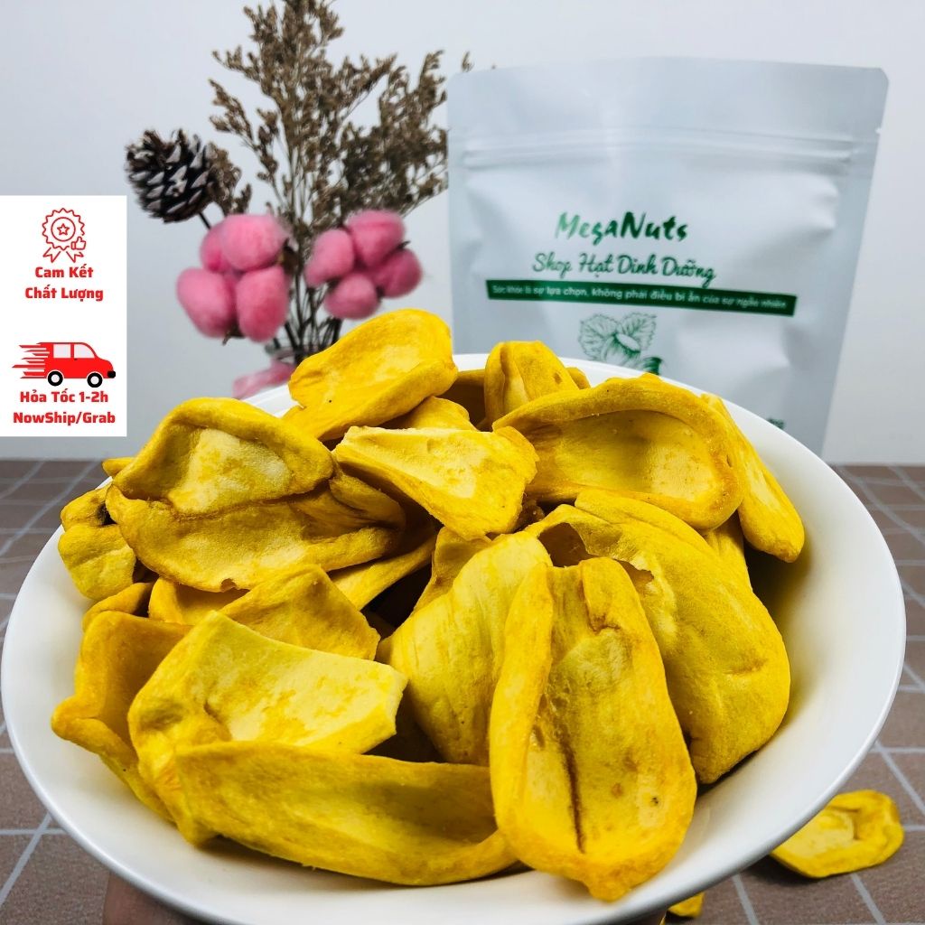 Mít sấy khô giòn đặc sản đà lạt - hàng xuất khẩu loại a nguyên cánh thơm ngon 100g/300g