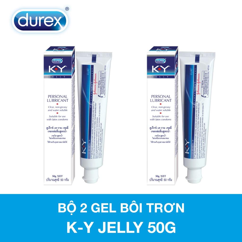 Bộ 2 Chai Gel bôi trơn KY 50g - Thái Lan