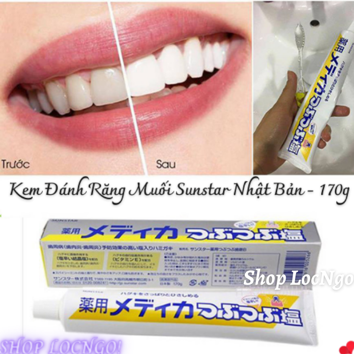 [Freeship]Kem Đánh Răng Muối Sunstar Nhật Bản - 170g by Shop LocNgo