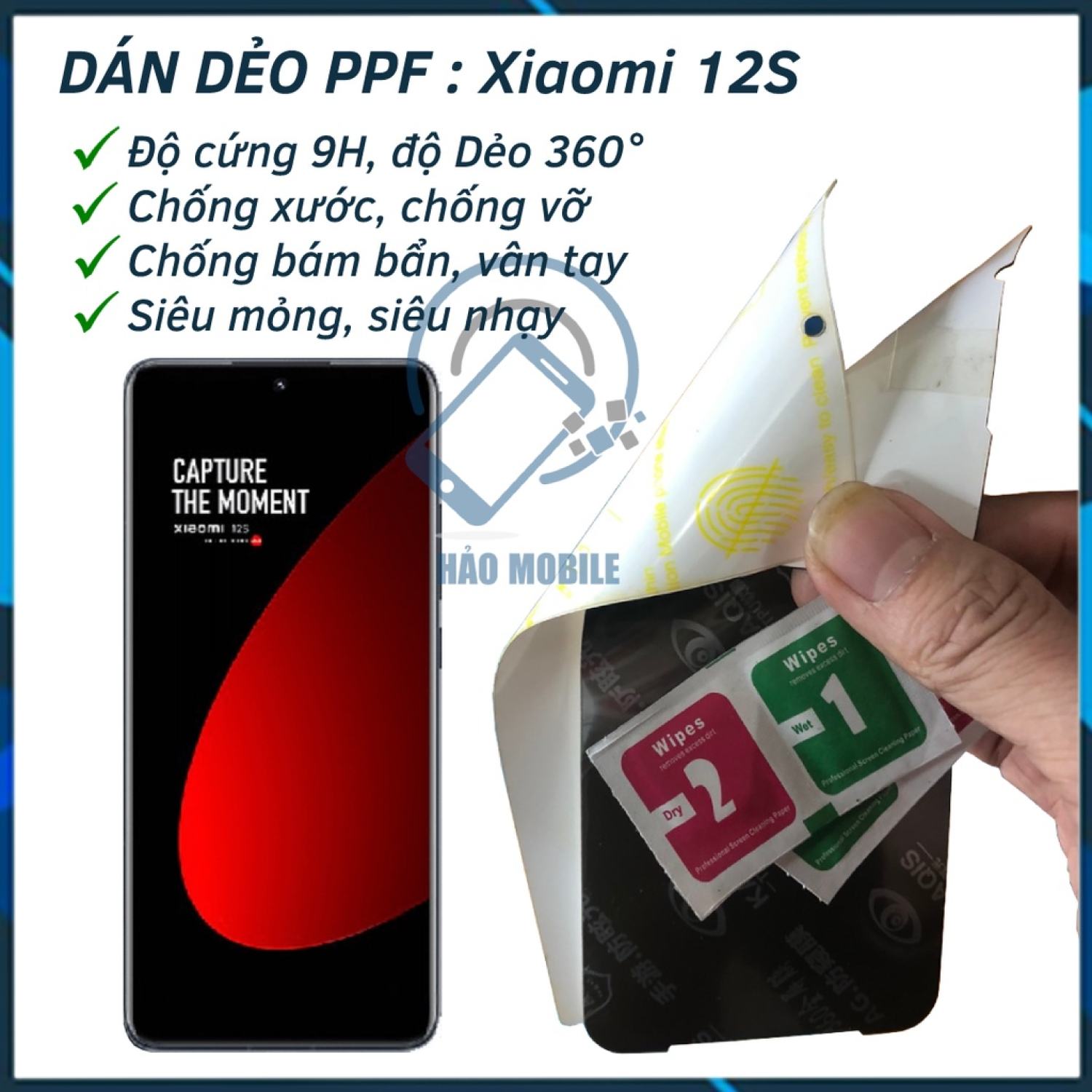 Dán dẻo ppf cho xiaomi 12s