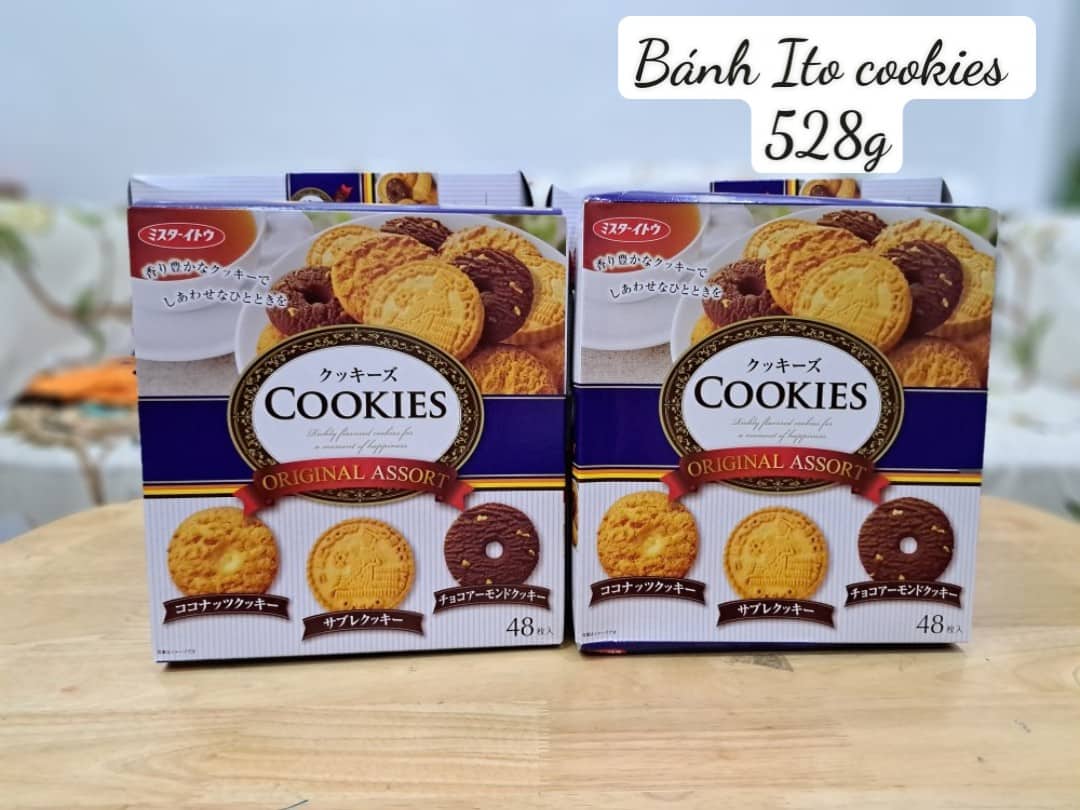 Bánh quy Cookies Mr. Ito Nhật Bản 528g ( hộp giấy)
