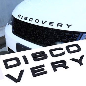 Decal chữ nổi 3D Discovery MÀU ĐEN, tem dán xe ô tô, tem trang trí xe ô tô