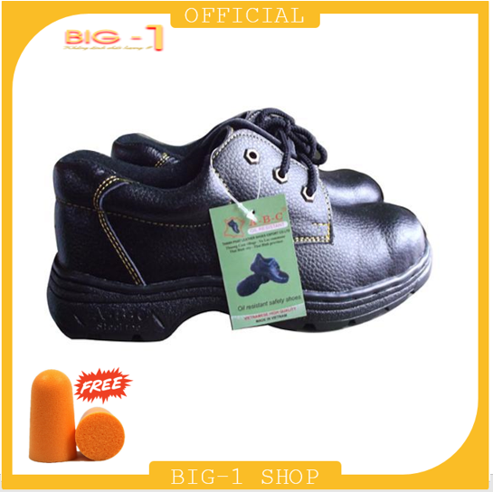 Giầy Mũi Thép Bảo Hộ Lao Động ABC Đế Chống Đinh - Tặng 01 Đôi Nút Tai Chông Ồn