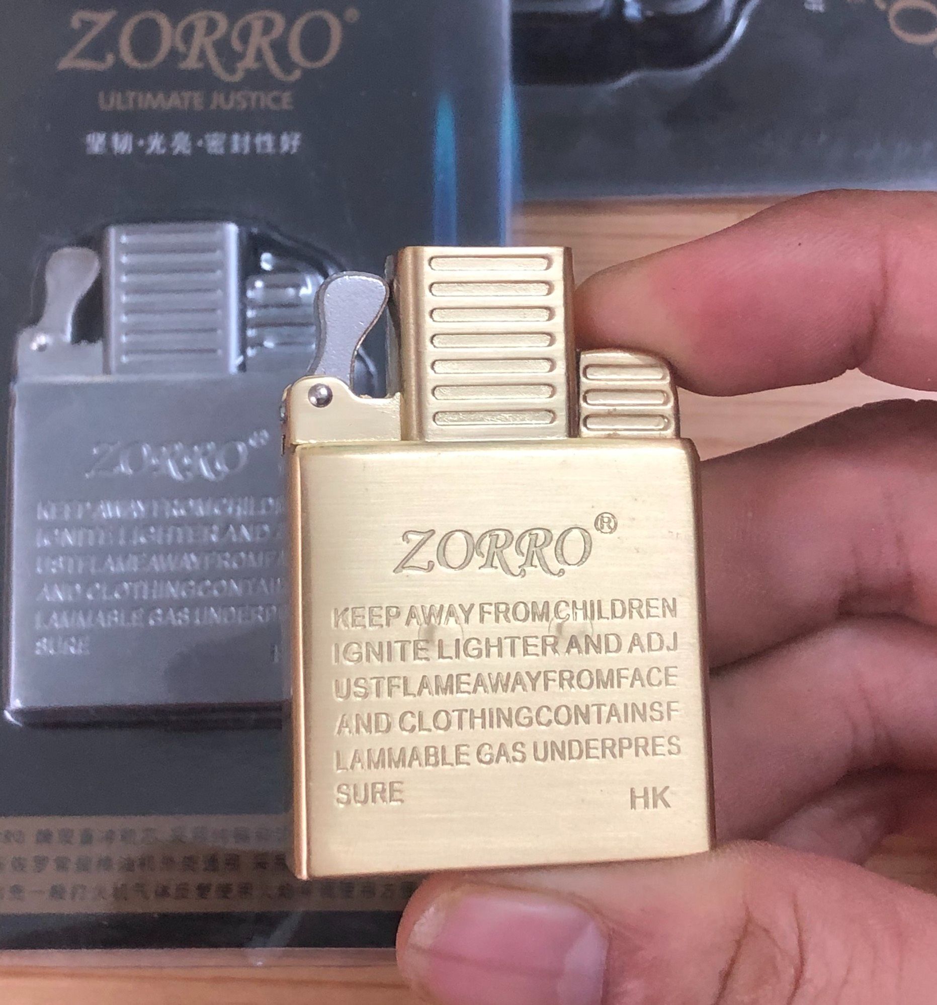Ruột Zorro Xăng - Ruột Zorro Gas Nhiều Kiểu Thay Thế Được Ruột Zippo Nhiều Màu (Không Xăng - Không Gas)
