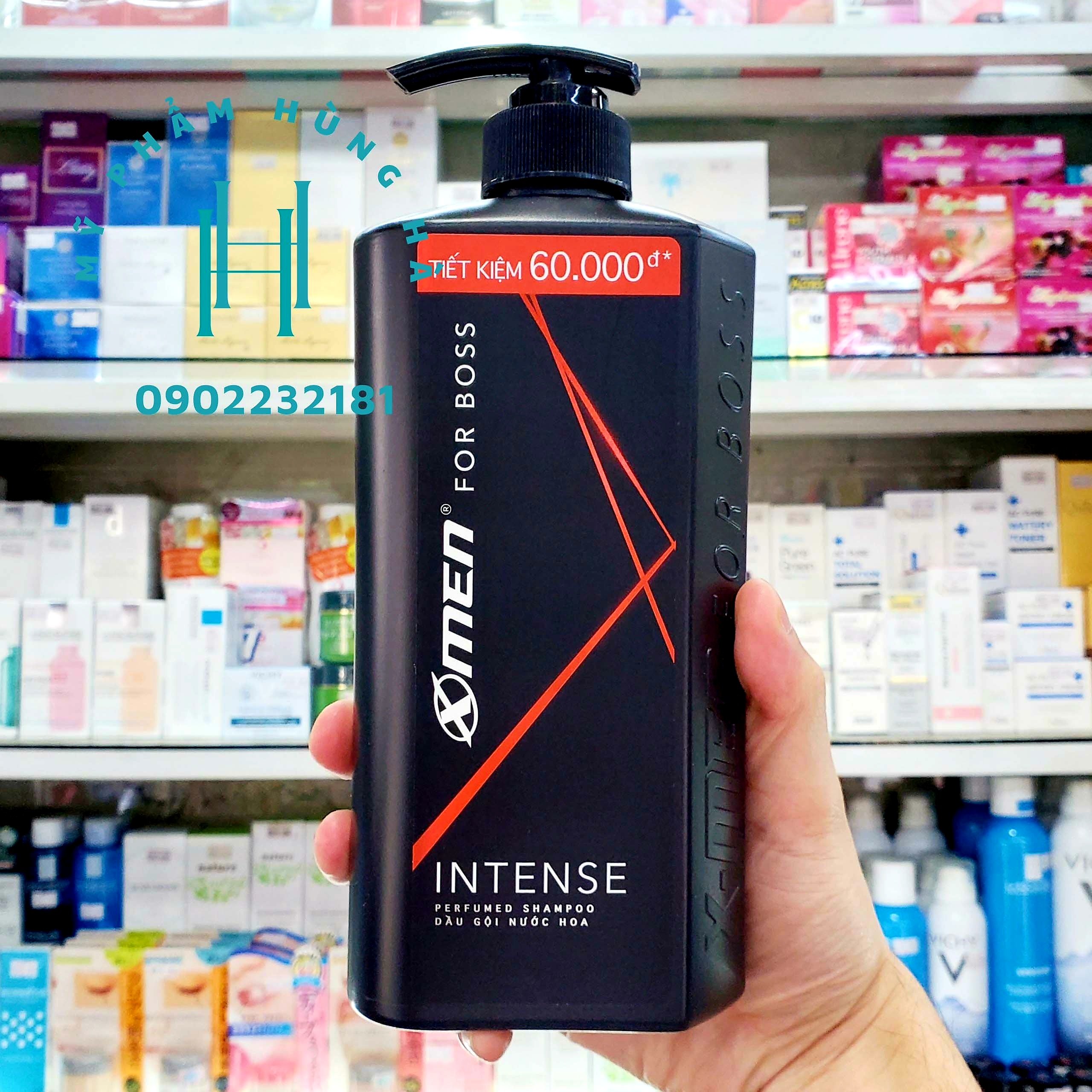 Dầu gội Xmen, dầu gội nước hoa cao cấp Xmen For Boss Intense 650ml