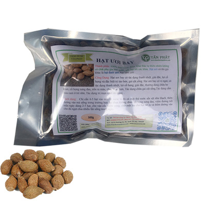 Hạt ươi (hạt đười ươi) 500g loại nhất - tấn phát