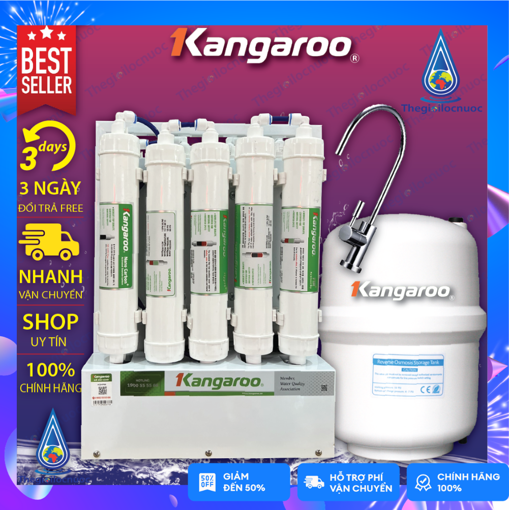 Máy lọc nước Kangaroo để gầm KGHP66 siêu nhỏ gọn
