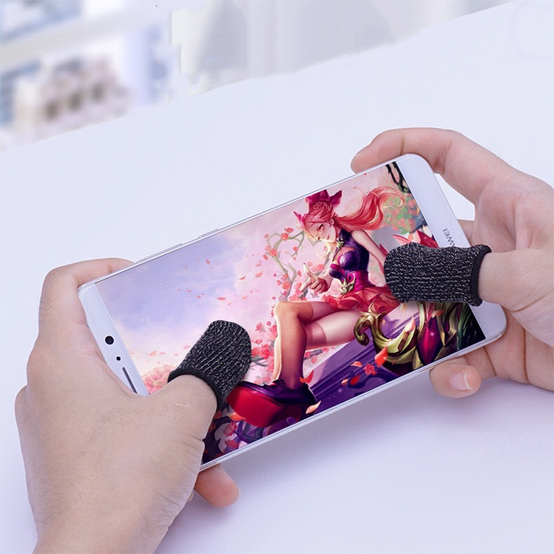 [2 Chiếc] Bao tay chơi game chống mồ hôi, bao tay chơi game pubg,bao tay chơi game free fire,bao tay chơi liên quân mobile