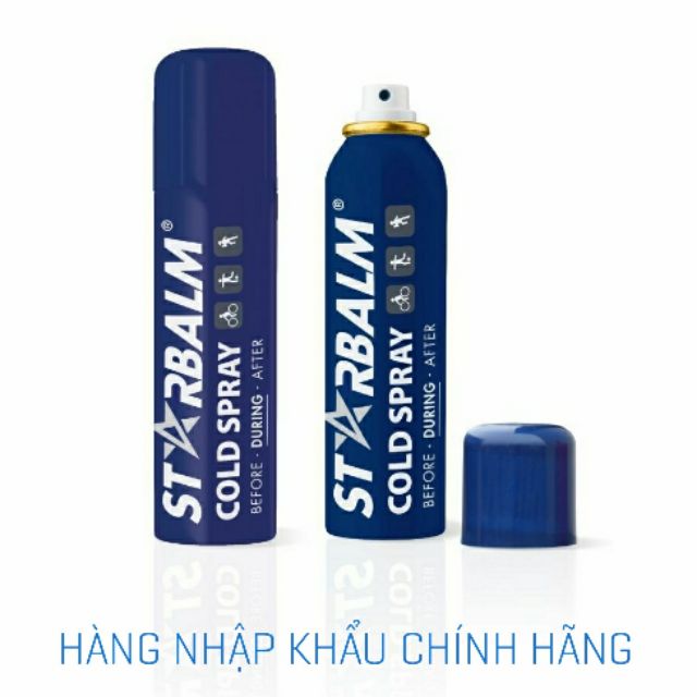 Chai xịt lạnh Starbalm Cold Spray 150ml - Hàng nhập khẩu chính hãng