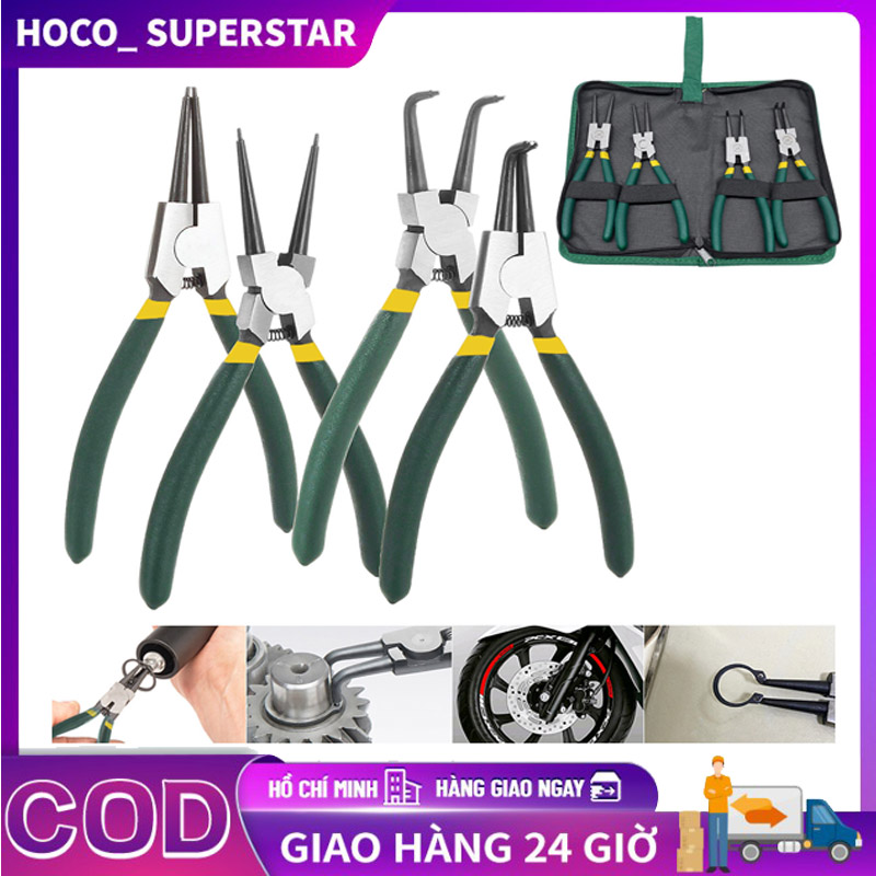 Kìm mở phe trong, phe ngoài, Mũi cong, mũi thẳng, mũi đôi, mũi đơn Kìm phe 7inch , chất liệu thép hợp kim chống gỉ