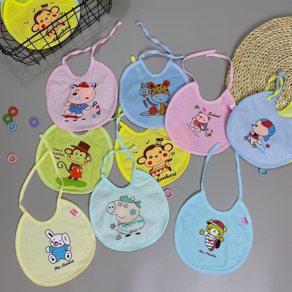Yếm tròn buộc dây cho bé sơ sinh