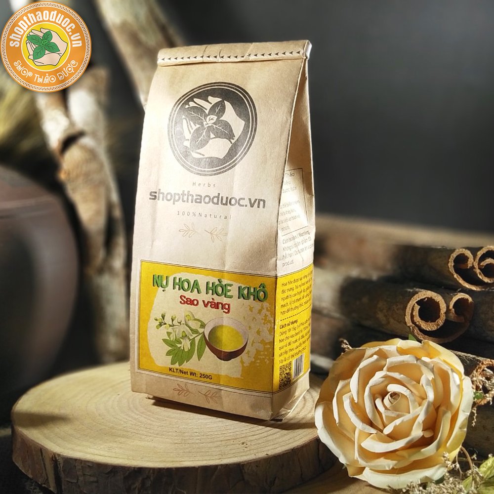 Trà Hoa Hòe khô đã sao vàng - Tốt cho huyết áp cao, giúp an thần dễ ngủ - Quà tặng ý nghĩa cho người cao tuổi