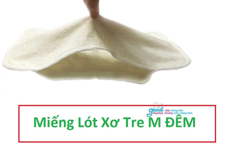 Miếng Lót Xơ Tre Bỉm Vải Goodmama Size M Đêm (3-13kg)