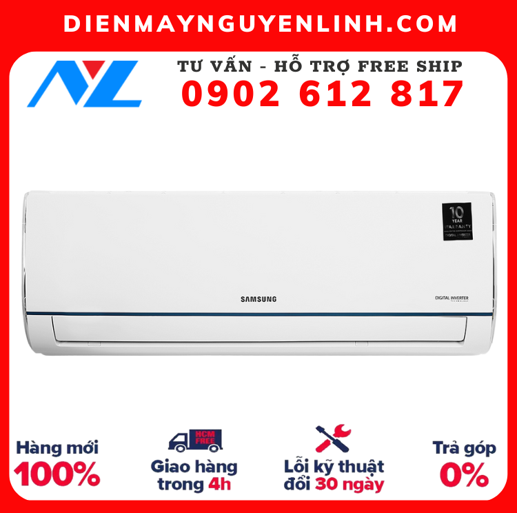 [HCM]Máy lạnh Samsung Inverter 1 HP AR09TYHQASINSV