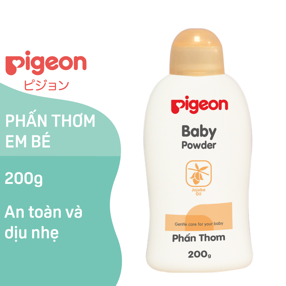 Phấn thơm em bé Pigeon Nắp màu 200g
