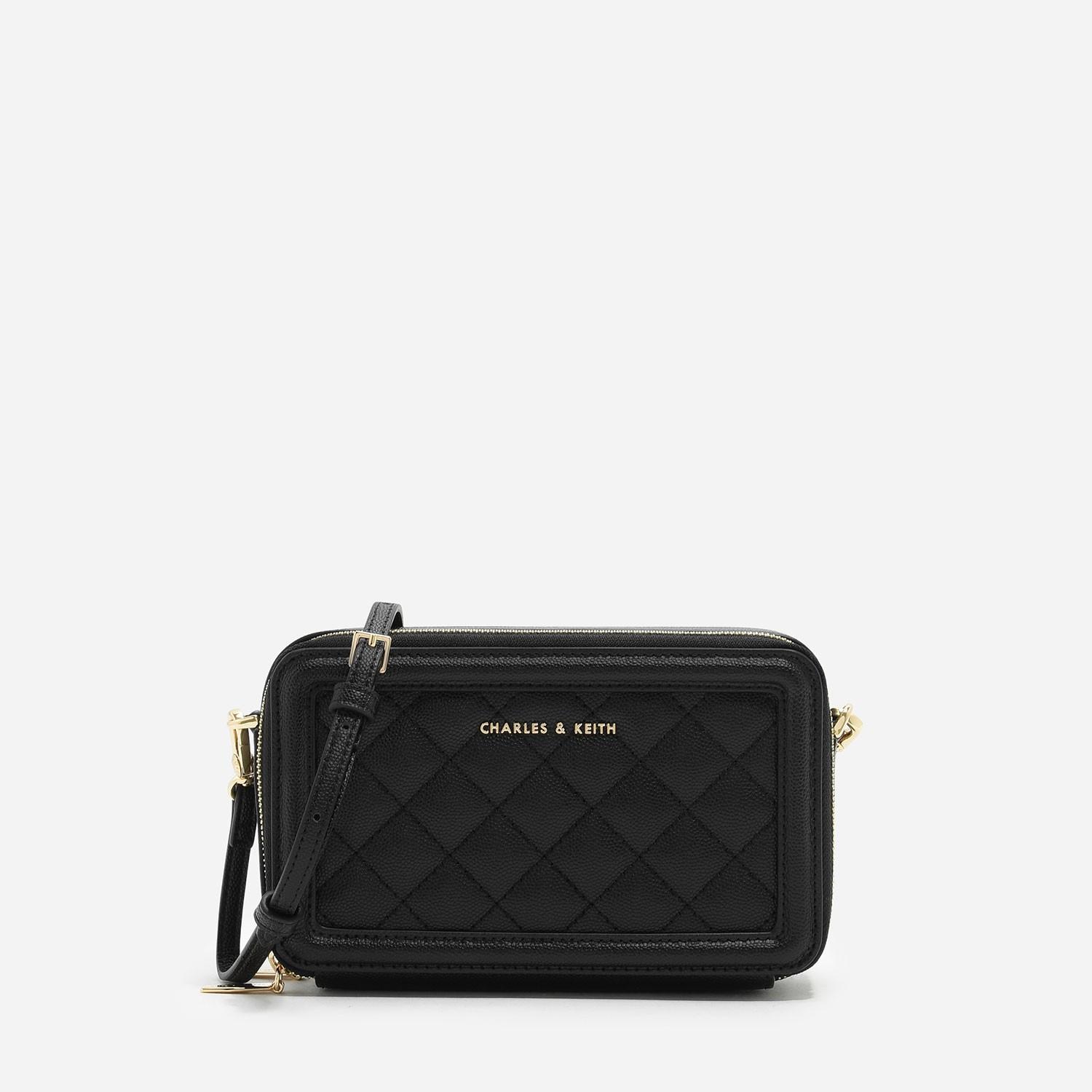 charles & keith black bolsa