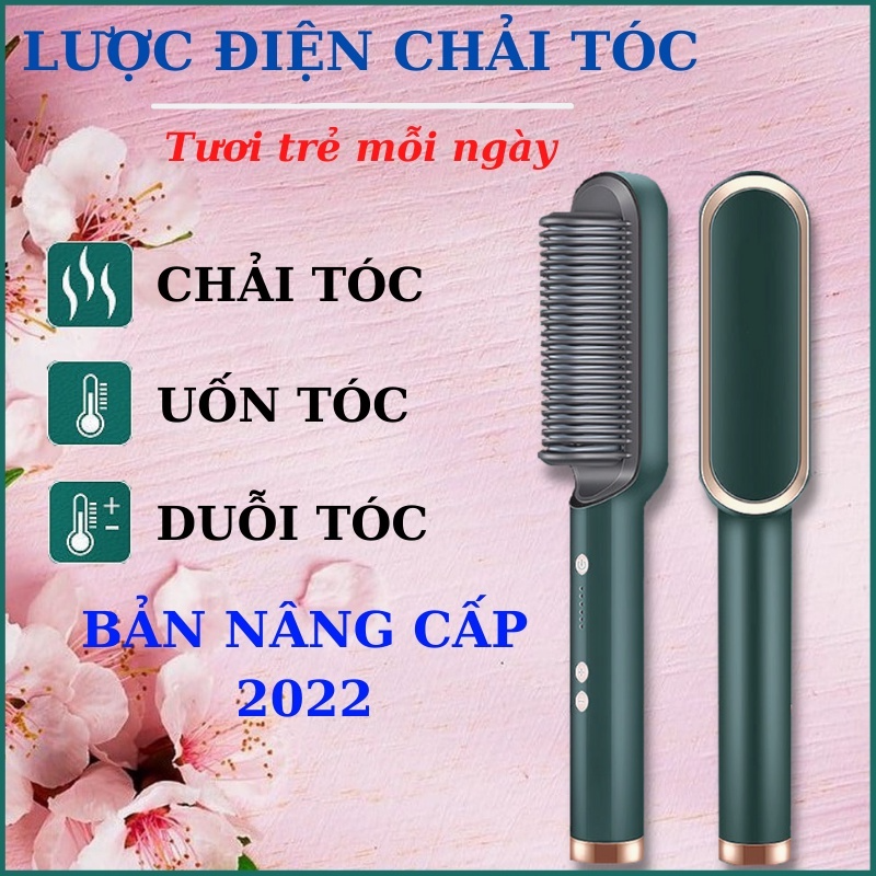 Lược Điện Chải Tóc Tạo Kiểu Chuyên Nghiệp - Lược Điện Chải Thẳng Tóc