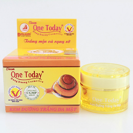 Kem one today dưỡng trắng da mặt