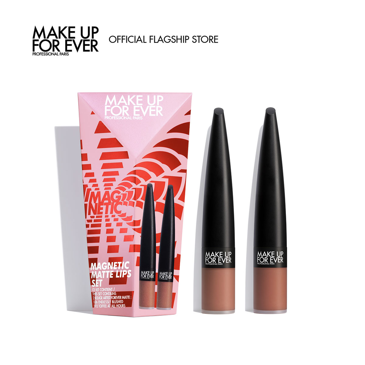 Bộ đôi son kem rouge artist for ever matte - make up for ever