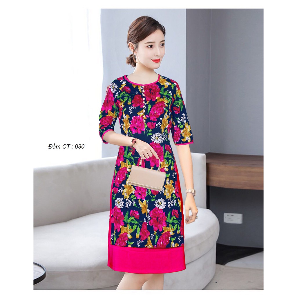 [HCM]Áo dài cách tân gấm thun dạng đầm sản phẩm tốt với chất lượng độ bền cao và được cam kết sản phẩm y như hình