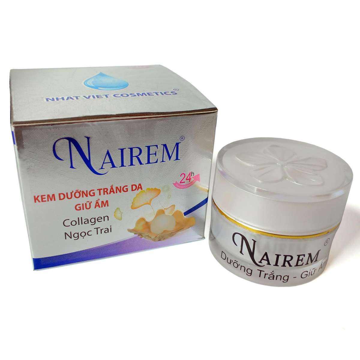 Kem dưỡng trắng da - Giữ ẩm Nairem 12g