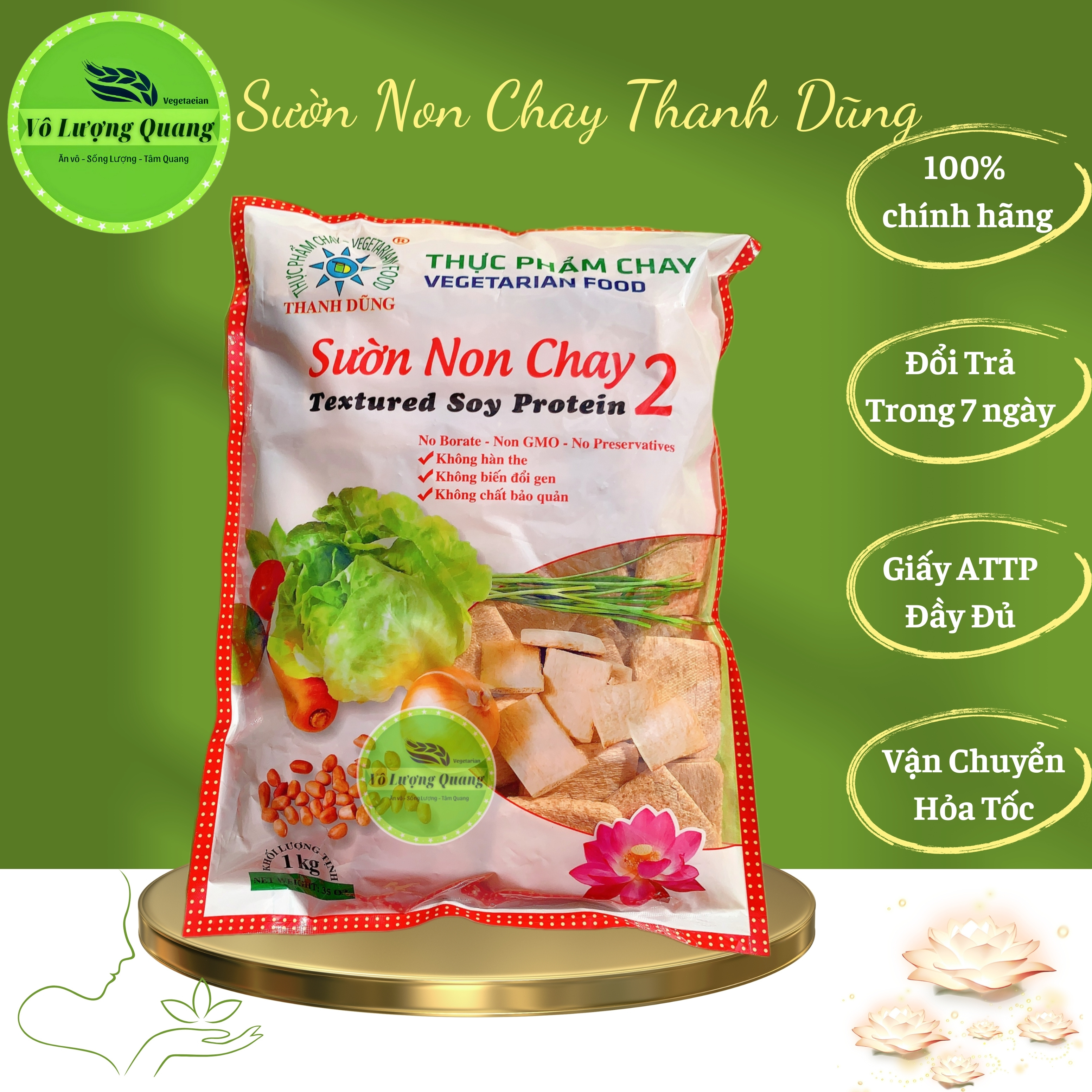 Sườn Non chay Thanh Dũng 1kg / Vô Lượng Quang cao cấp