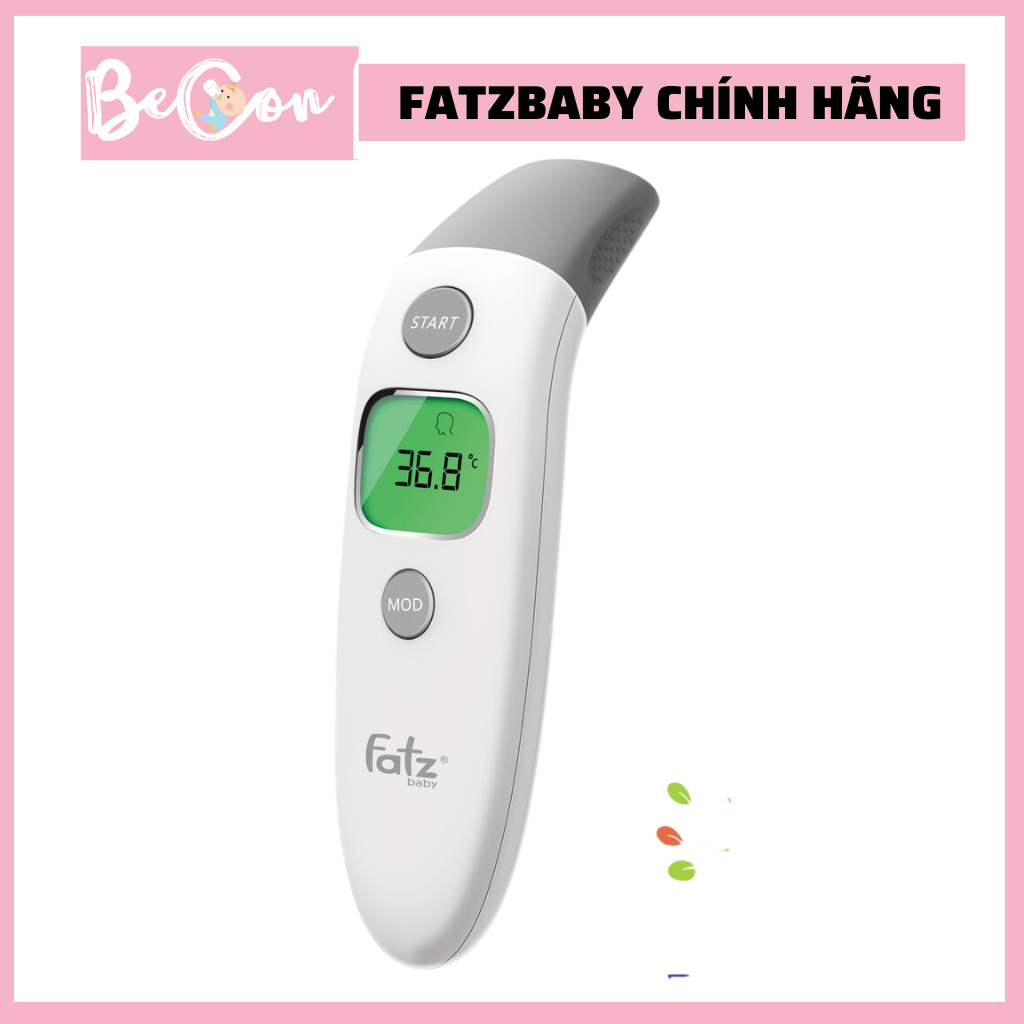 Nhiệt kế hồng ngoại đo tai, trán và nhiệt độ phòng Prompt 4 Fatzbaby ET003
