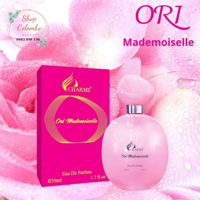 Nước Hoa Nữ Charme Ori Mademoiselle 50ml Chính Hãng Nước Hoa Pháp Lưu Hương Lâu Ngọt Ngào Sang Trọng Quyến Rũ