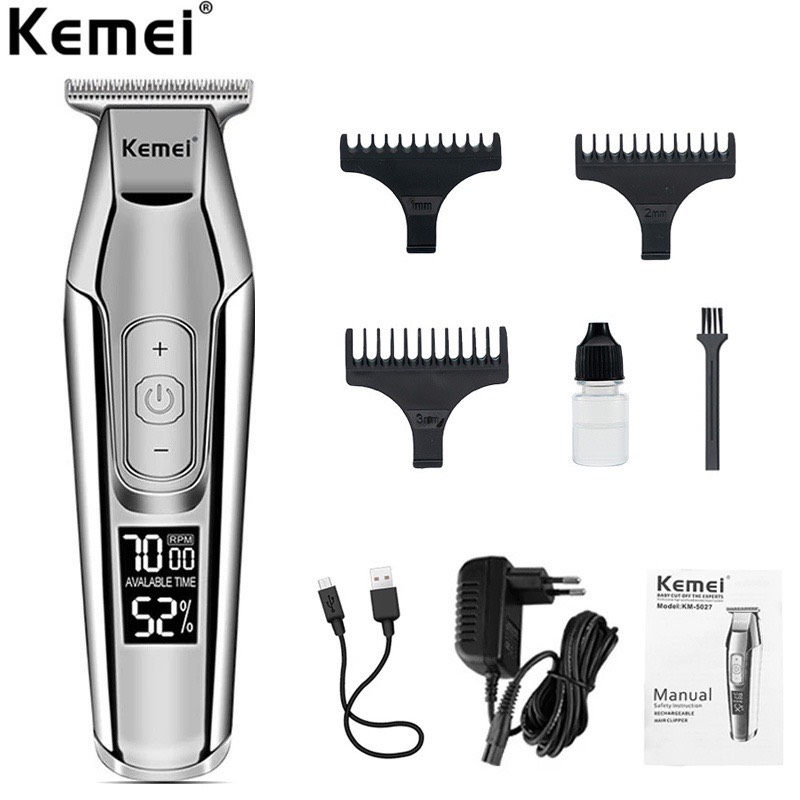 tông đơ chấn viền KEMEI-5027-tông đơ bấm viền-tatoo-dụng cụ làm tóc ptc