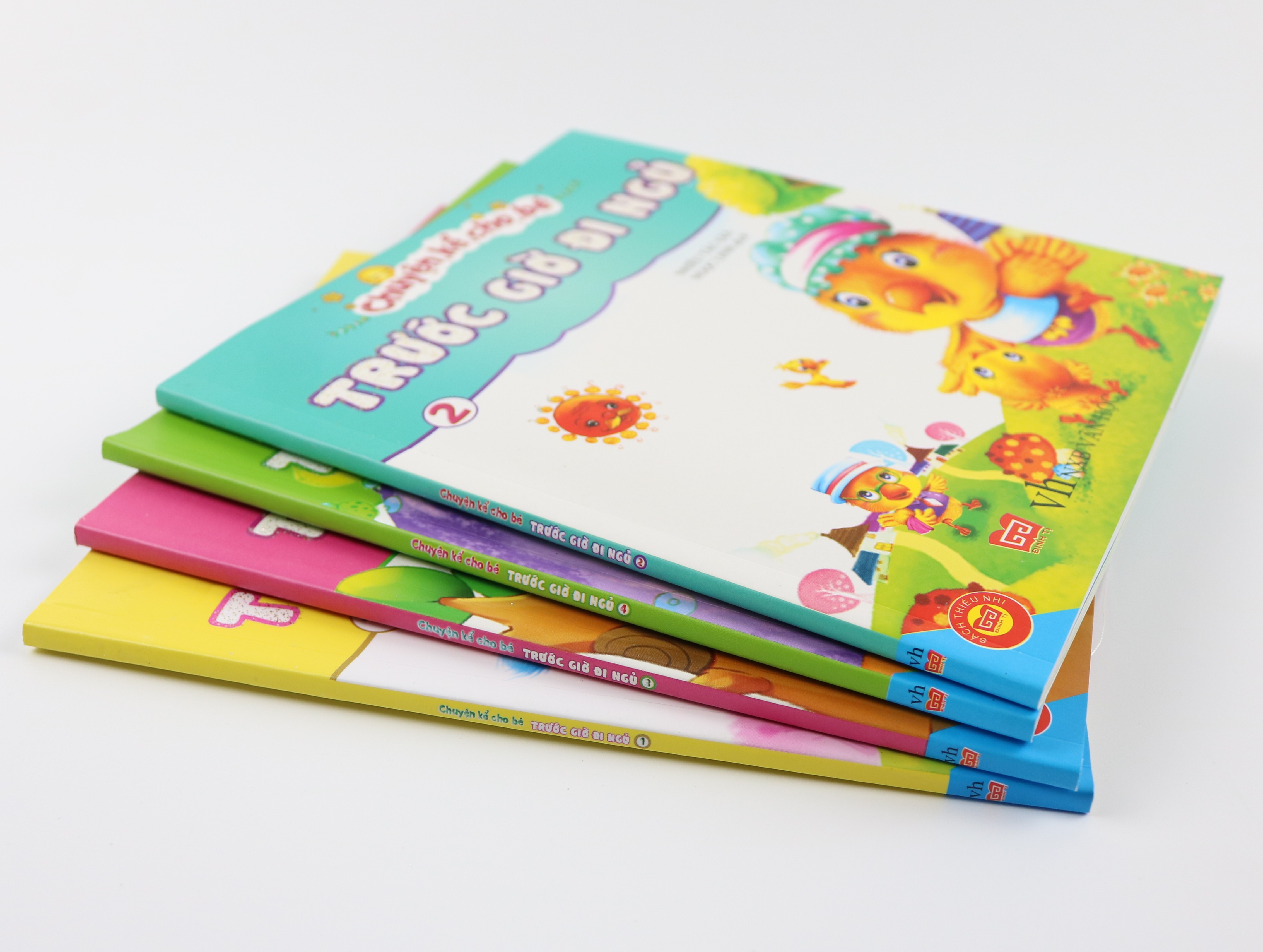 Sách - chuyện kể cho bé trước giờ đi ngủ - trọn bộ 4 tập - trọn bộ