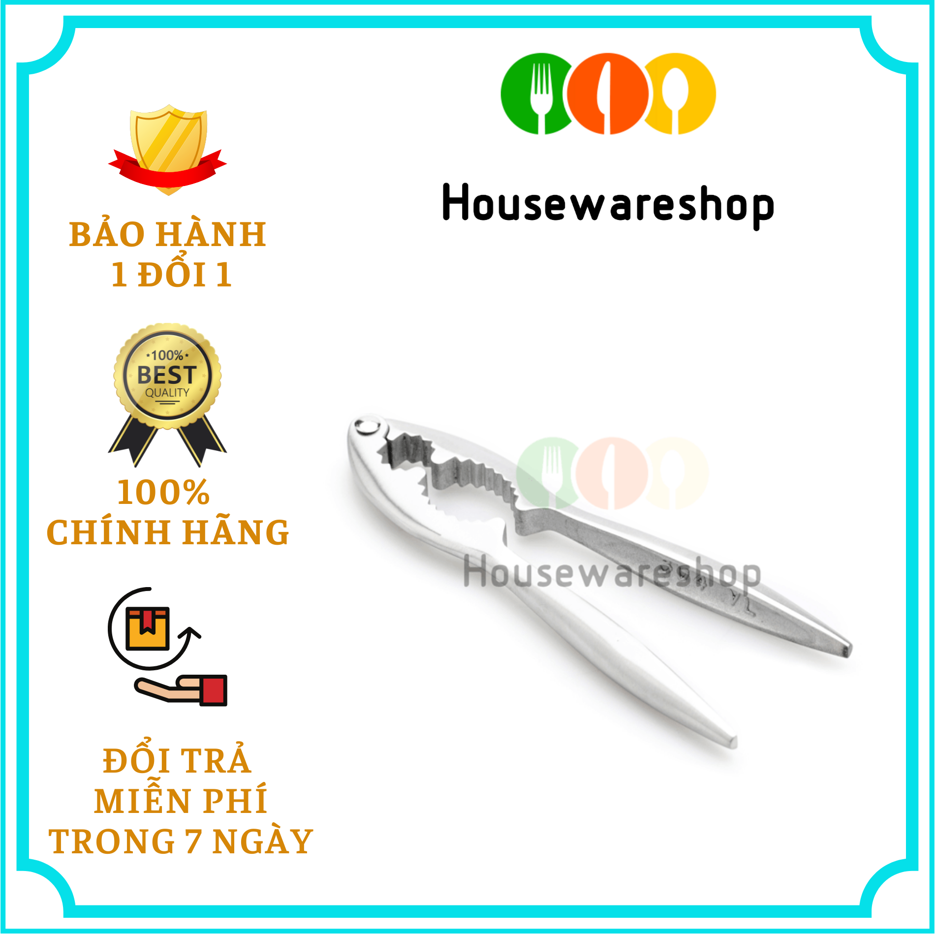 Kềm kẹp càng cua ghẹ inox 304 Dragon