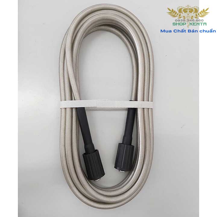 DÂY CAO ÁP 7m - Ống dây cho máy bơm xịt rửa áp lực cao - Ren trong 22mm - Phụ kiện máy rửa xe