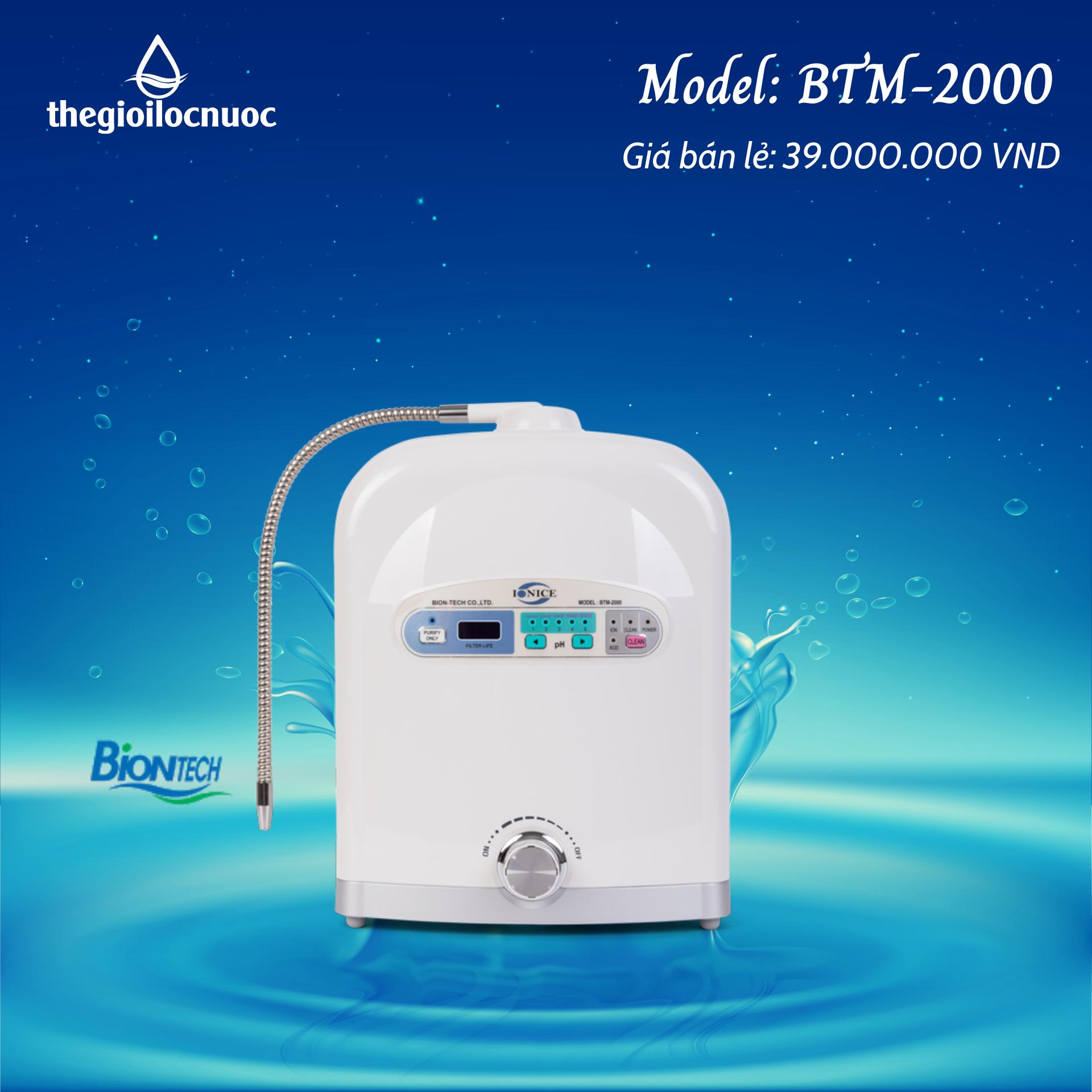 Máy tạo nước pi biontech btm_2000