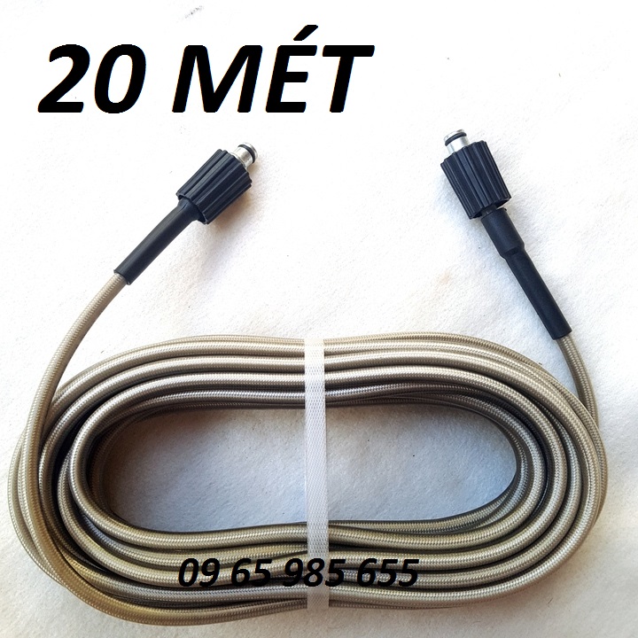 Dây xịt rửa xe áp / chọn bộ như hình (ren 22 ) | dây rửa xe mini | ống dây rửa xe | dây rửa xe cho máy rửa xe 20m | dây cao áp cho máy rửa xe | dây áp lực cho máy rửa xe | dây xịt rửa xe áp lực cao | dây rửa xe cao áp