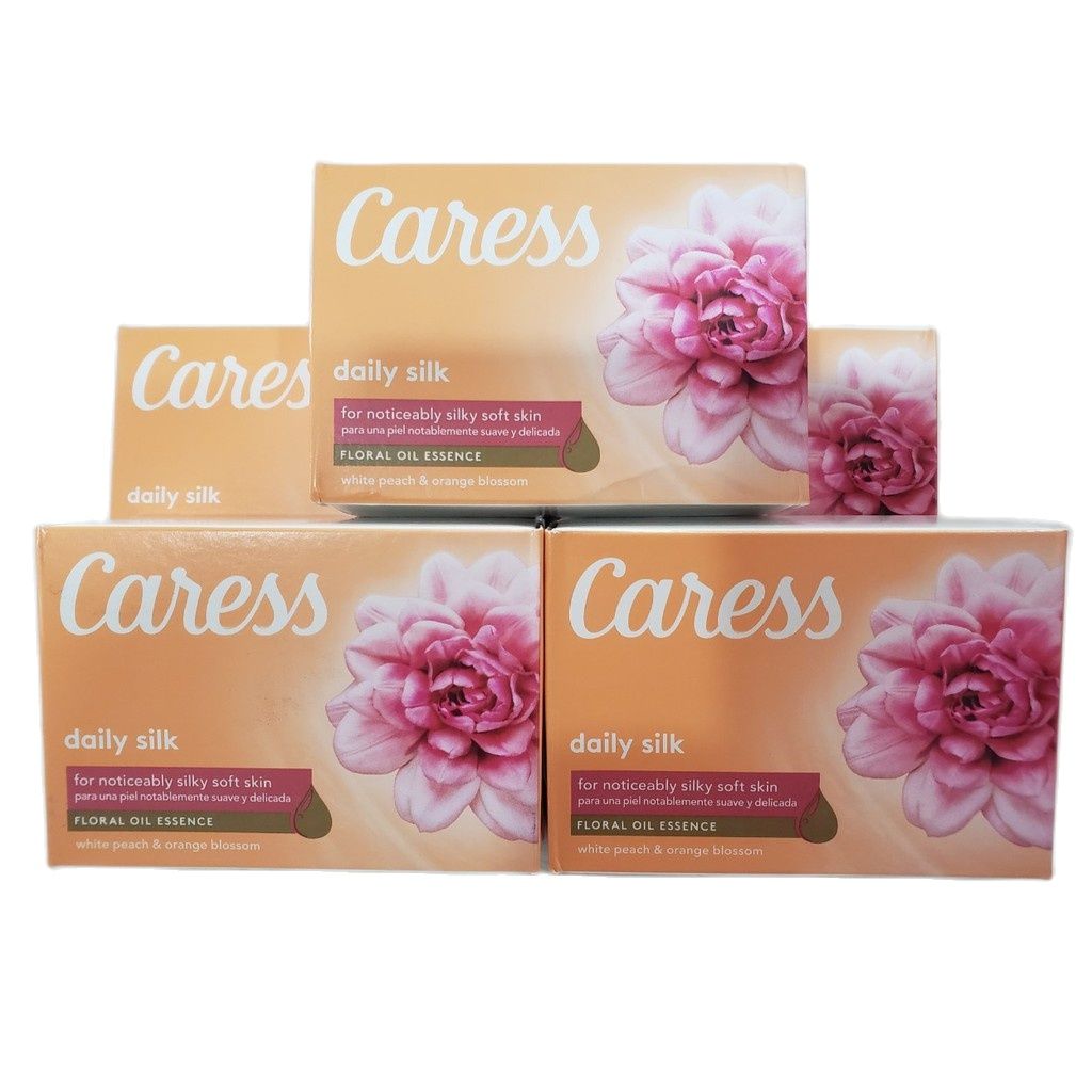 HCMCom bo 5 cục Xà bông Caress Daily Silk siêu thơm - Mỹ