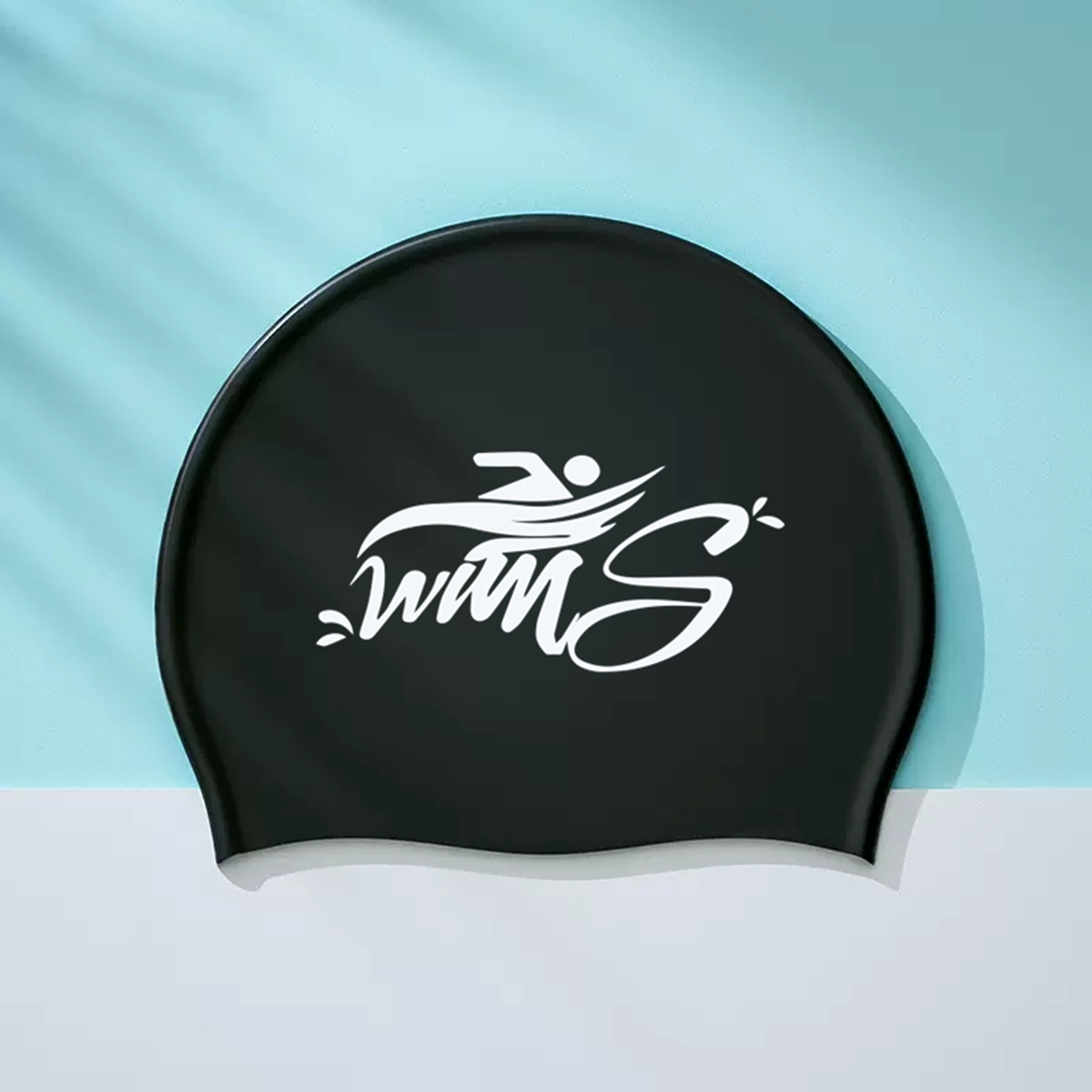 Mới silicone nón bơi plus tóc dài bảo vệ tai - nón bơi trưởng thành nam nữ bơi chuyên nghiệp - chống thấm nước nón thời trang