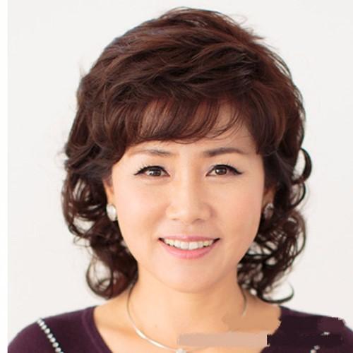 Tóc giả nữ trung niên cao cấp