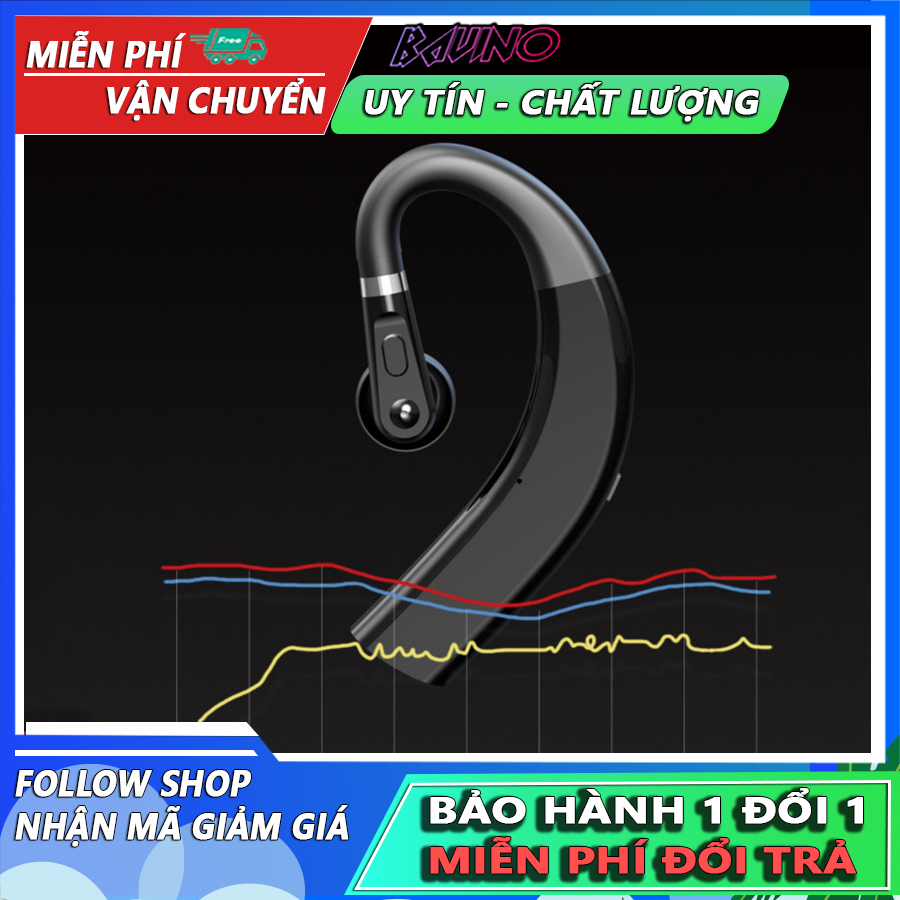 Tai nghe bluetooth Cao Cấp không dây M11, Tai nghe bluetooth một bên - Tai nghe một bên bluetooth hỗ trợ Nghe nhạc, Nghe gọi điện thoại cho mọi Smart Phone ( Cam Kết Bảo Hành 1 Đổi 1 Miễn Phí )