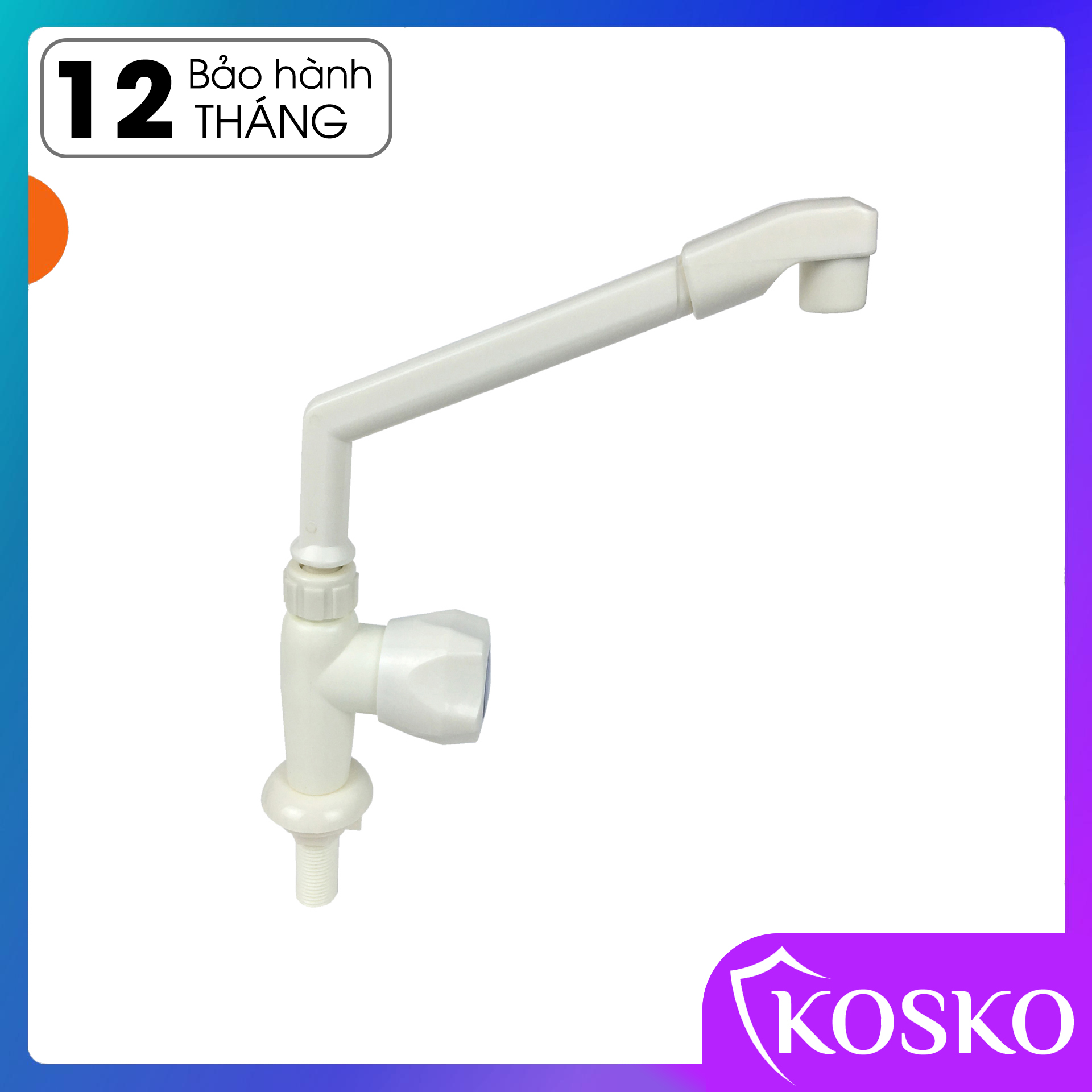 Vòi rửa bát chén Nhựa ABS lạnh gắn chậu xoay 360 độ (Bảo hành 12 tháng – 1 đổi 1 trong 7 ngày) Dễ dàng lắp đặt và sử dụng, không cần gọi thợ để lắp