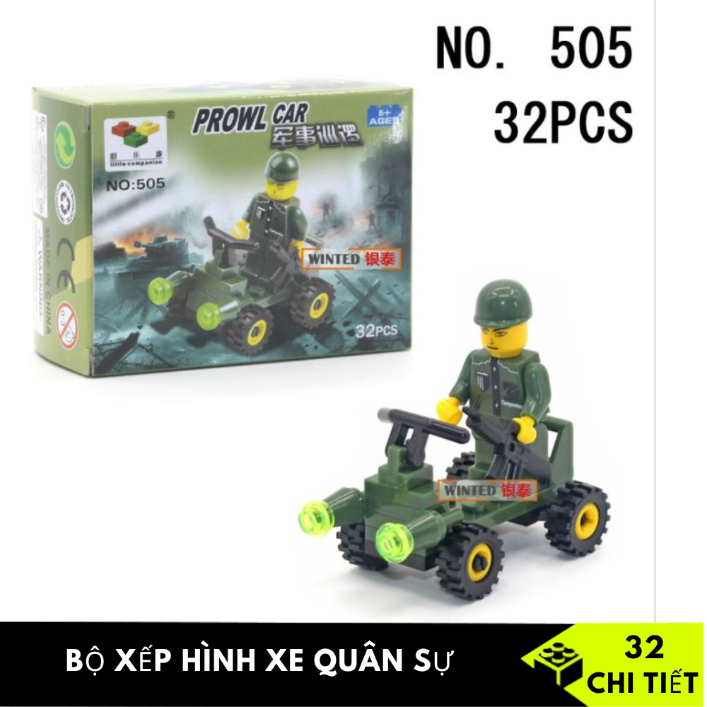 BỘ ĐỒ CHƠI XẾP HÌNH LEGO XE TĂNG CHIẾN ĐẤU MINI 35+ CHI TIẾT [Giá hủy diệt]